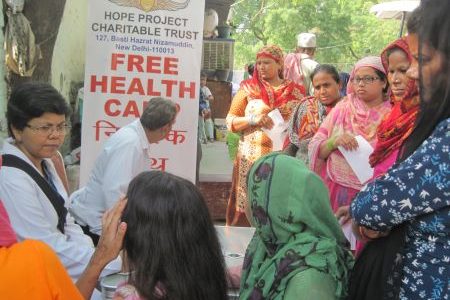 Health campaign in Seelampur