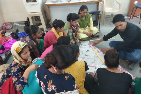 Advanced course in tailoring in the outskirts of Trans-Jamuna
